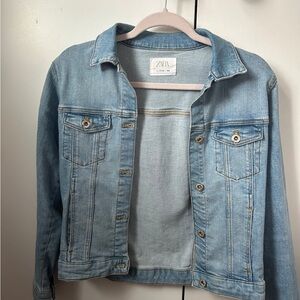 Light blue denim kids jacket